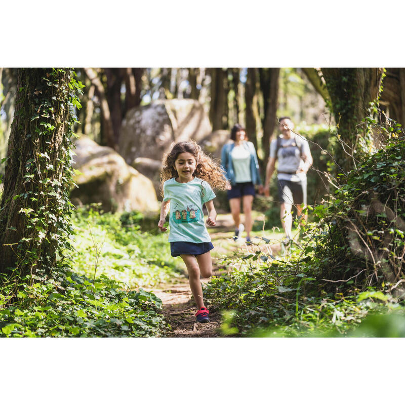 Çocuk Cırt Cırtlı Outdoor Ayakkabı - Mavi / Pembe - 24 / 34 - MH100
