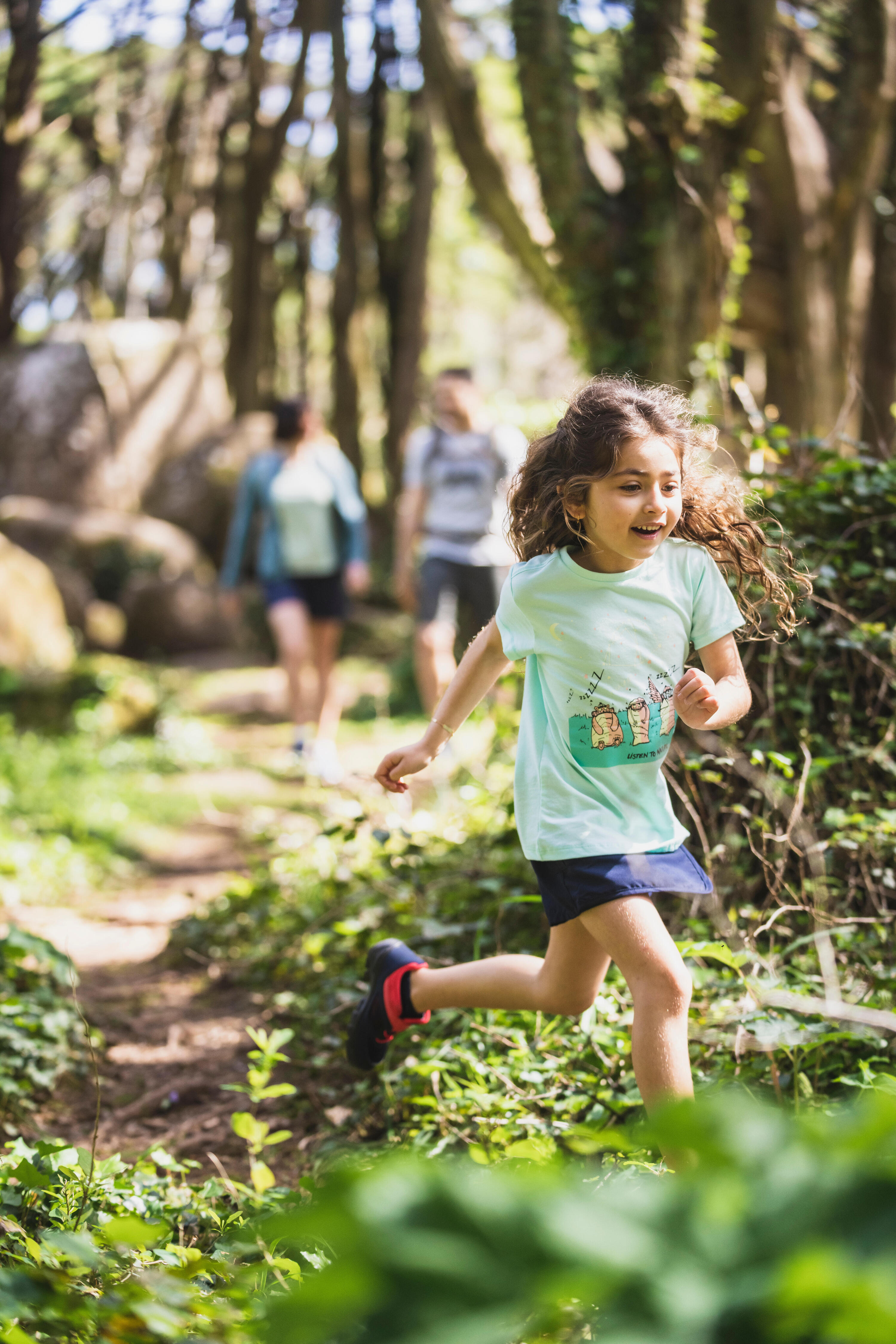 Wanderschuhe Kinder Gr.24–34 mit Klettverschluss Wandern - NH100 rosa 7/12