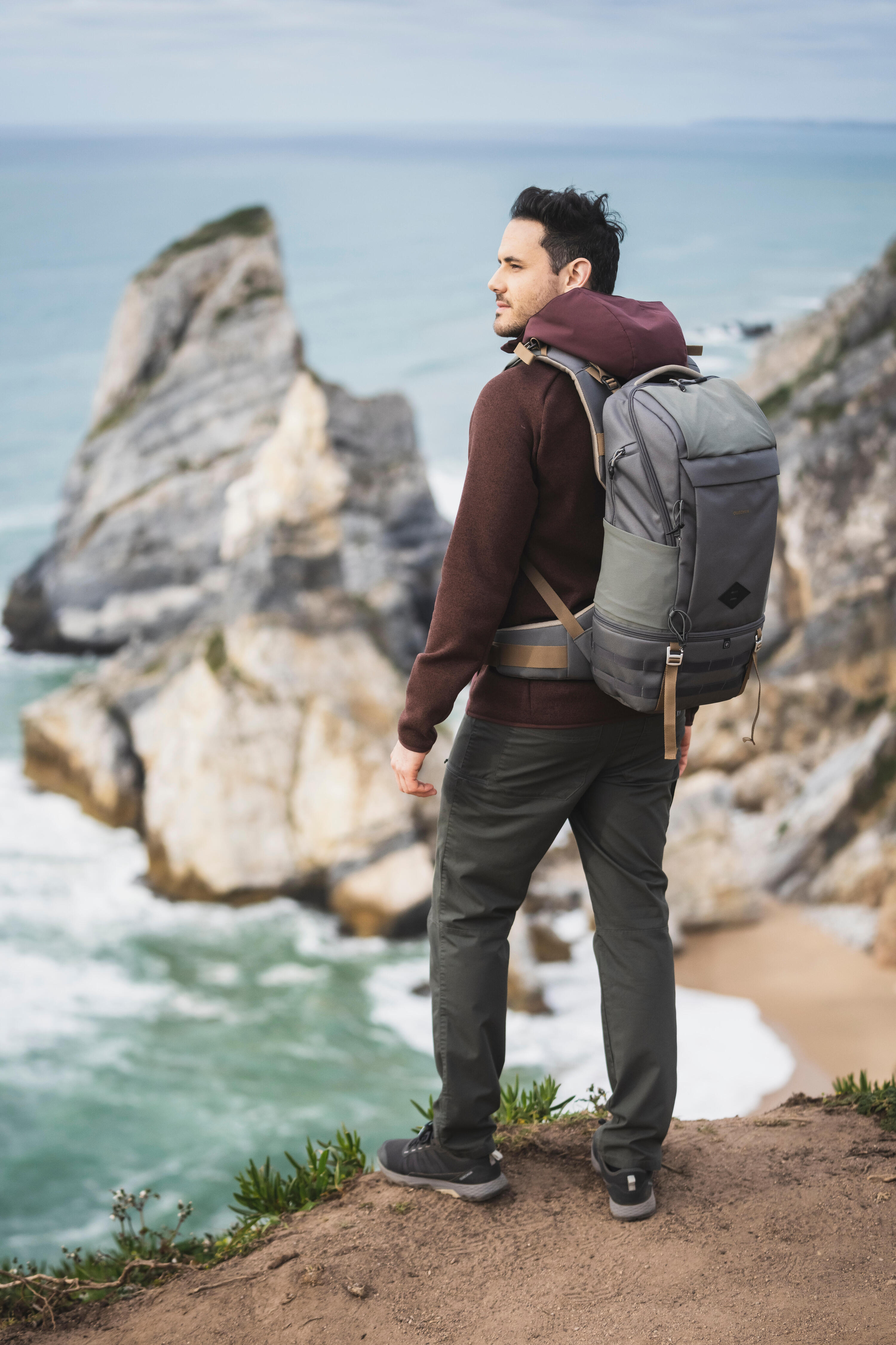 Zapatillas de montaña y trekking transpirables Hombre Quechua Escape 500 Fresh 9/22