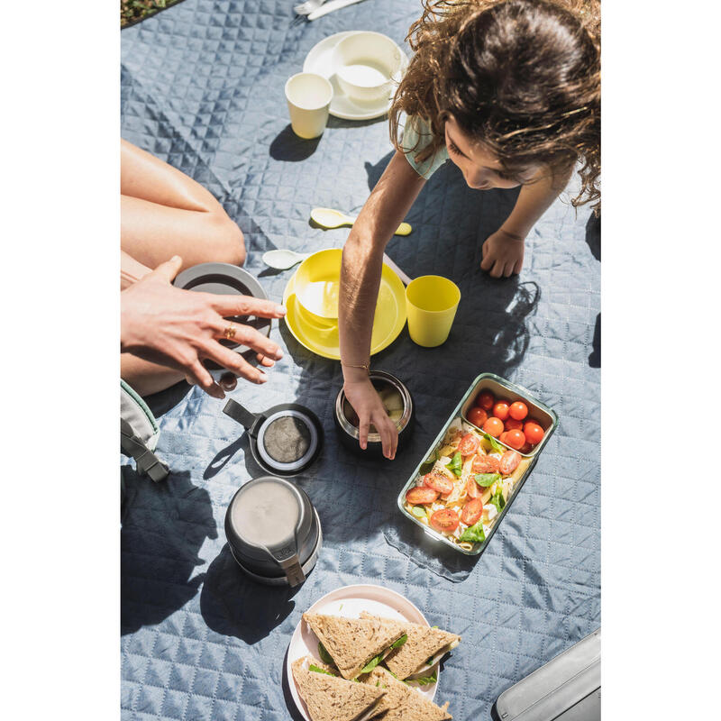 Comfortabele picknick- en kampeerplaid 170 x 140 cm