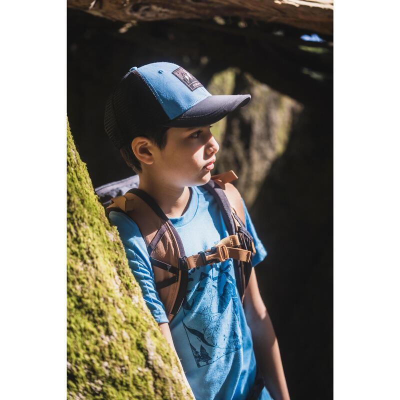 Casquette trucker enfant, mh100 bleue