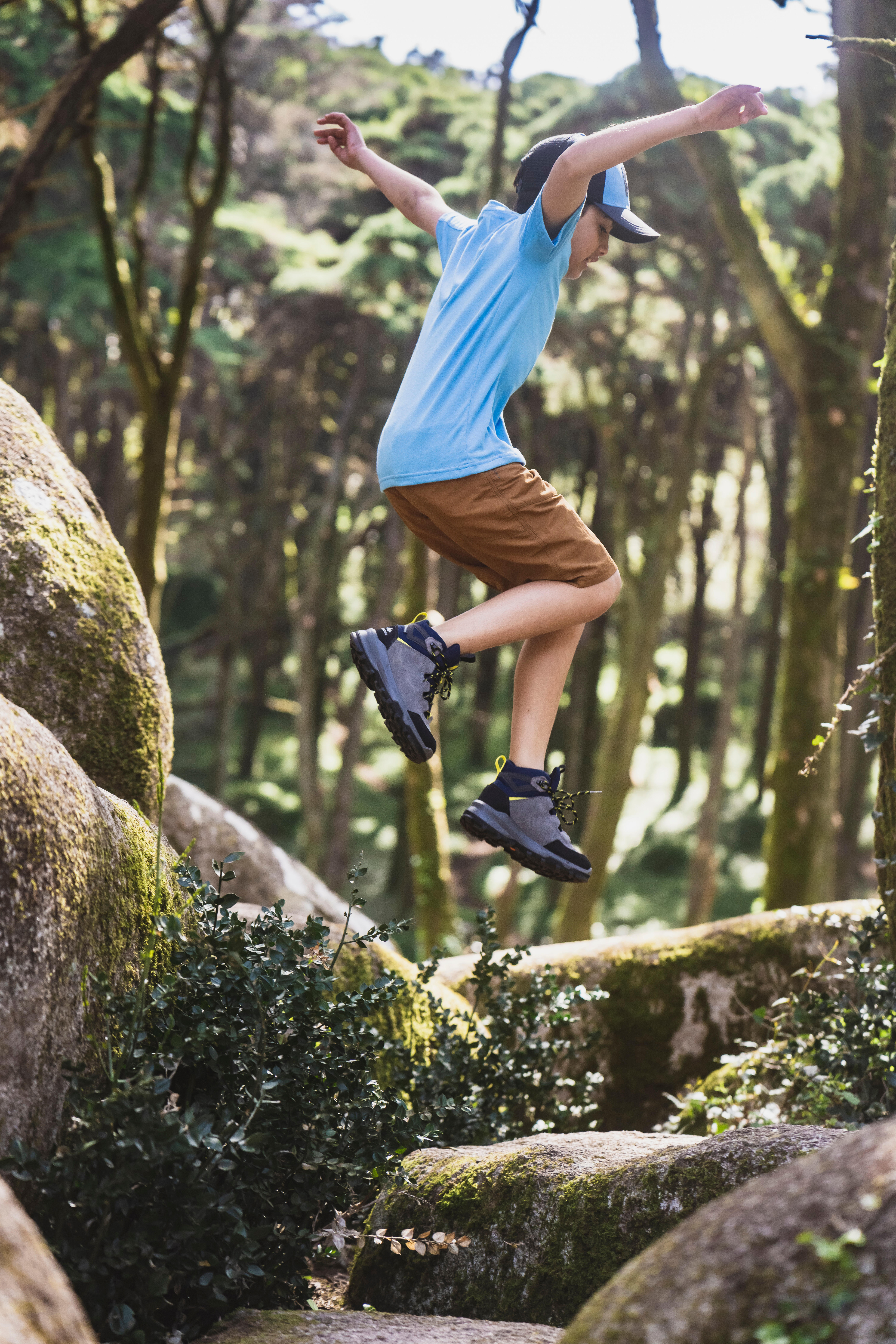 Kids’ Waterproof Hiking Boots - MH 500 - QUECHUA