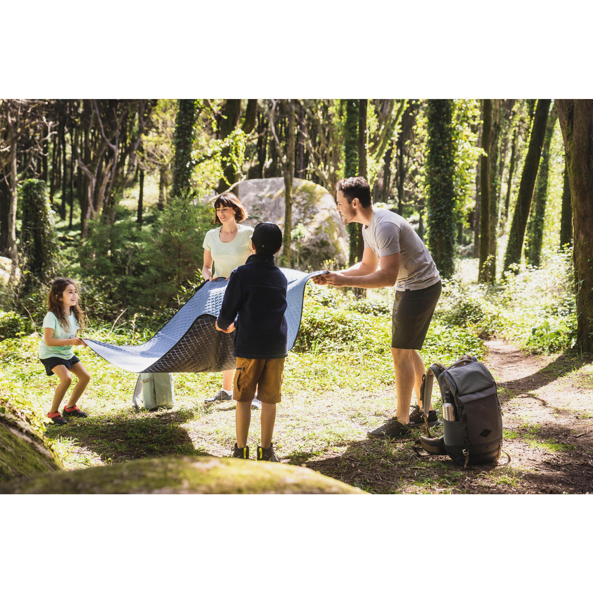 Coperta comfort per picnic e campeggio - 170 x 140 cm