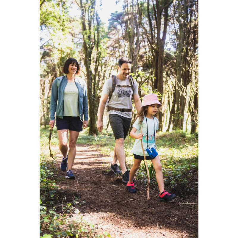 Çocuk Cırt Cırtlı Outdoor Ayakkabı - Mavi / Pembe - 24 / 34 - MH100