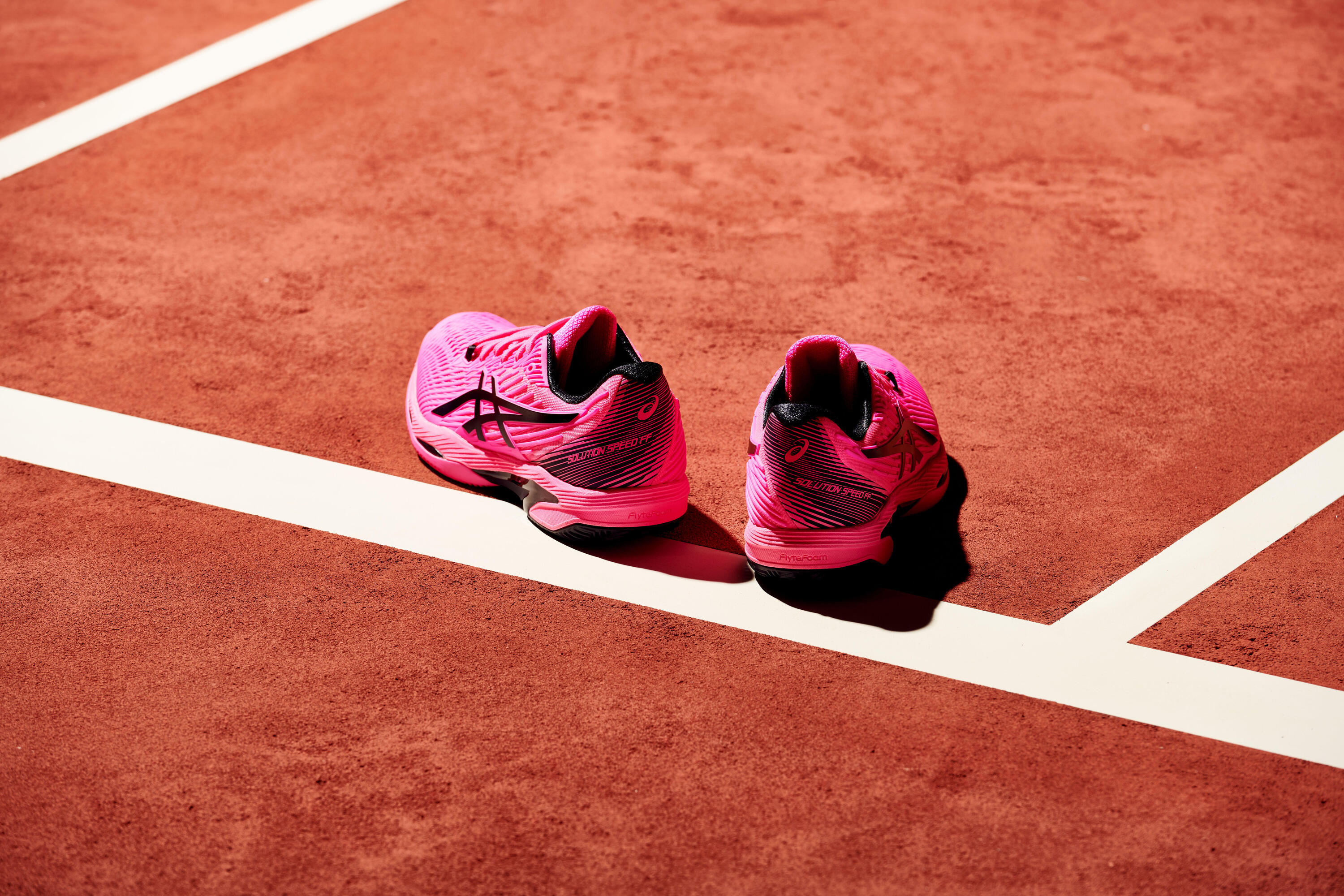 Men's Clay Court Tennis Shoes Gel-Solution Speed FF 2 - Pink 11/12