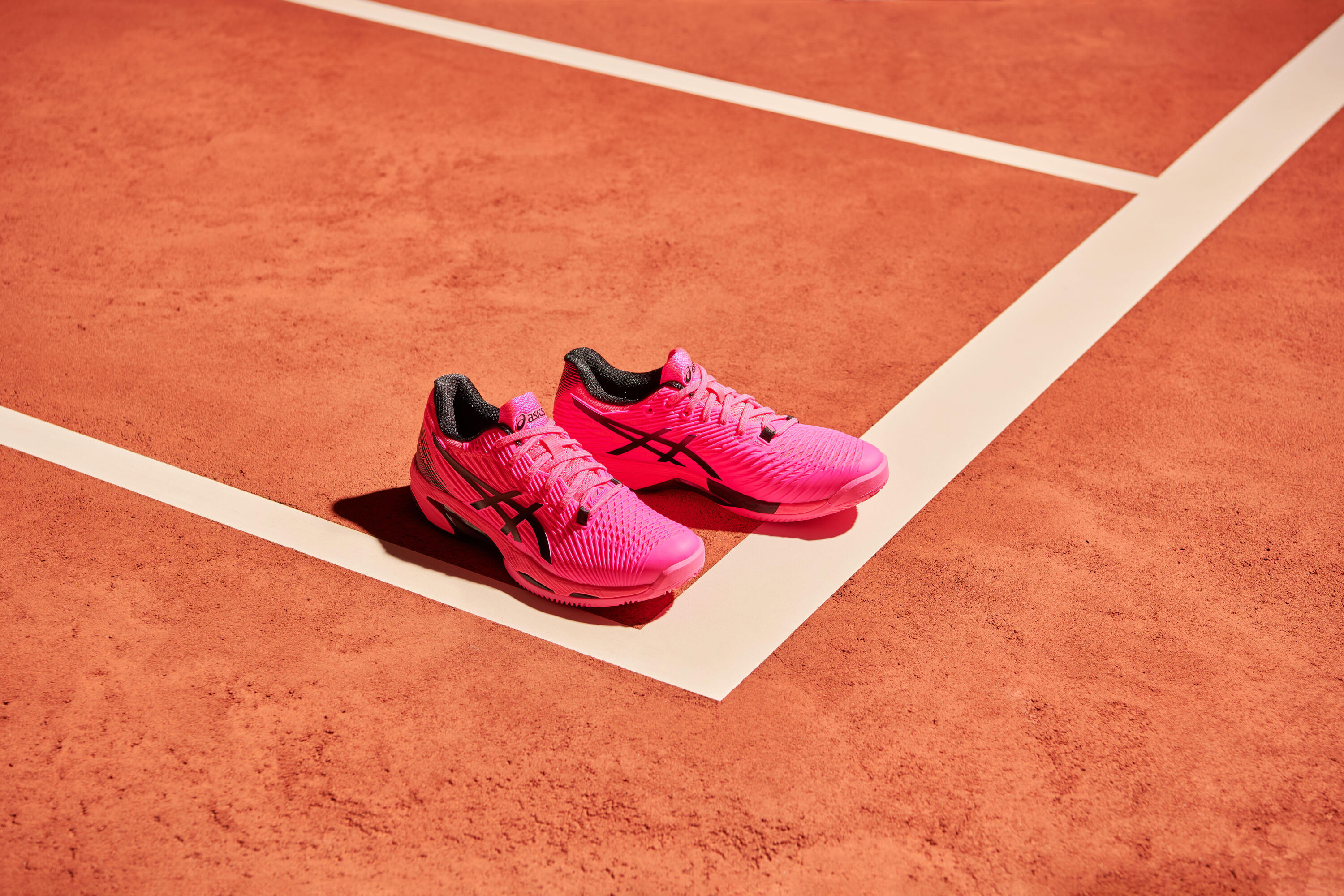 Men's Clay Court Tennis Shoes Gel-Solution Speed FF 2 - Pink 10/12