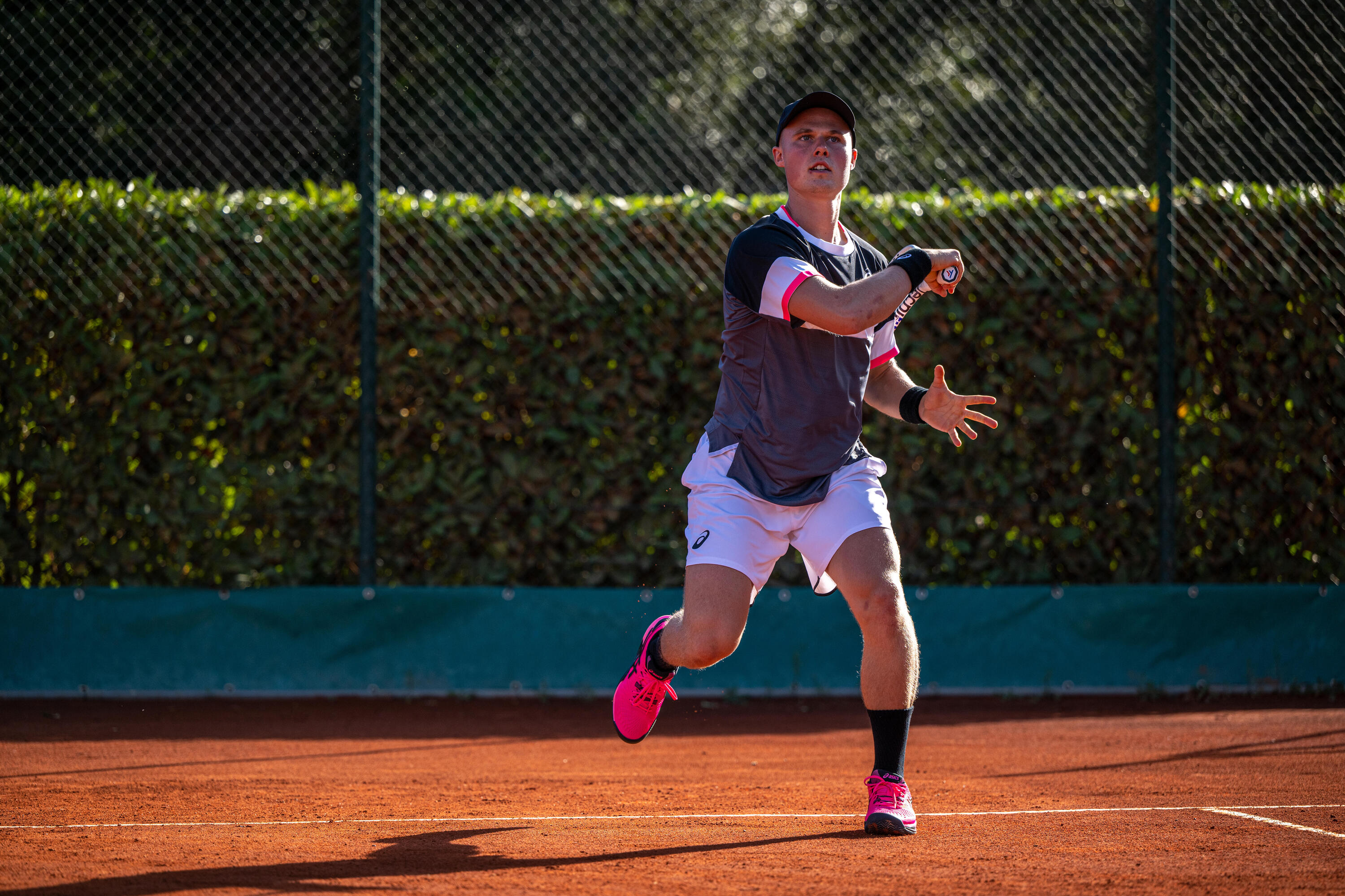 Men's Clay Court Tennis Shoes Gel-Resolution 9 - Pink 8/11