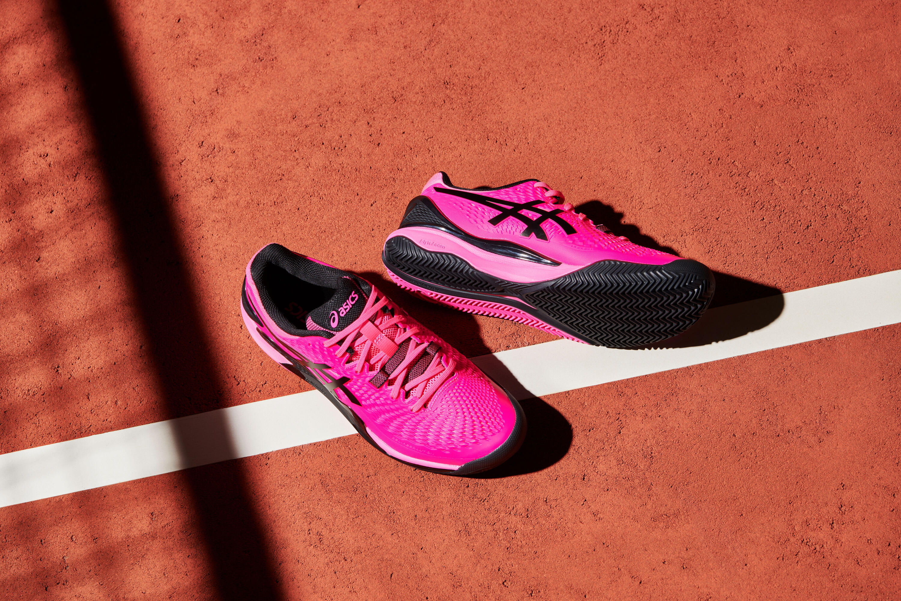 Men's Clay Court Tennis Shoes Gel-Resolution 9 - Pink 9/11