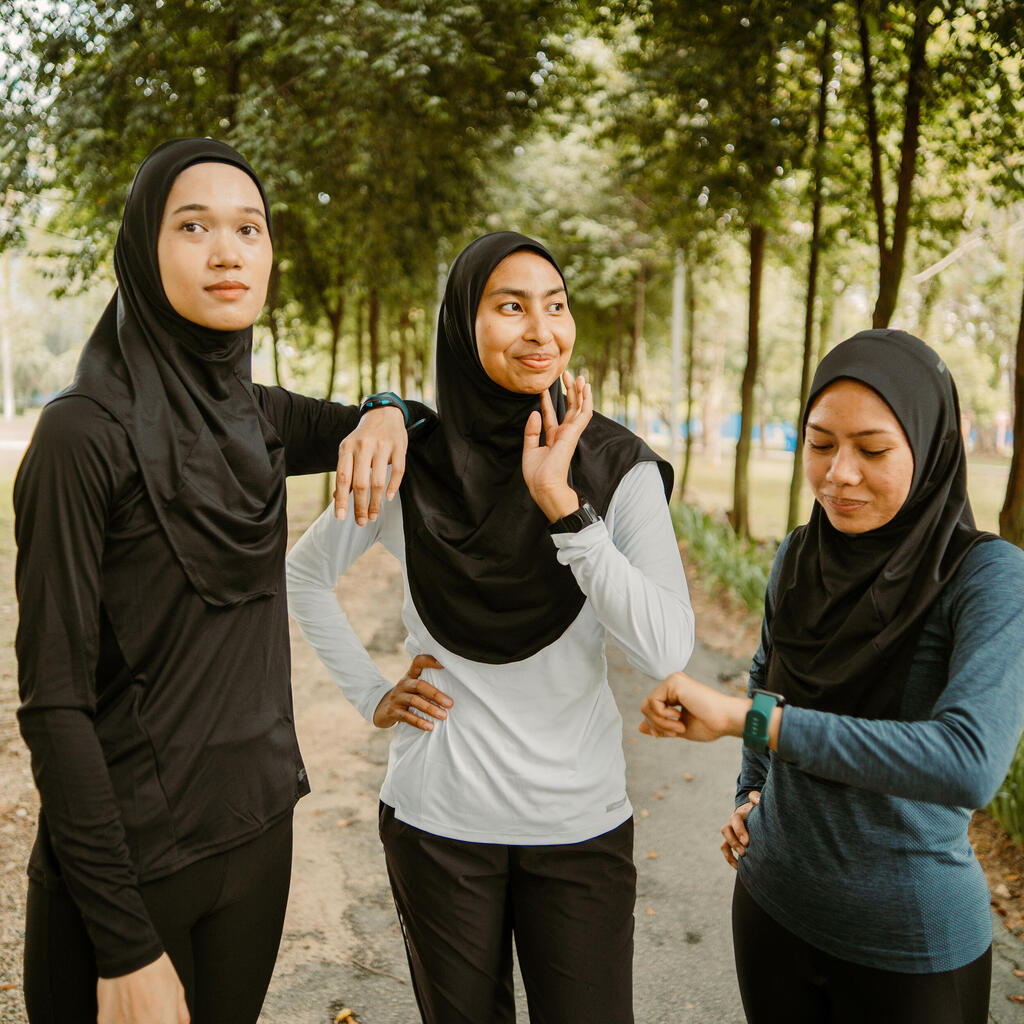 Hijab running Femme - KIPRUN Violet