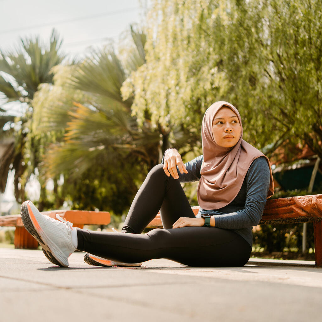 Hijab running Femme - KIPRUN Violet