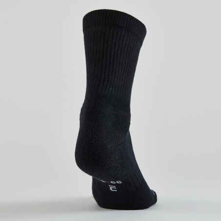 High-Cut Tennis Socks 4-Pack RS 300 - Grey/Black