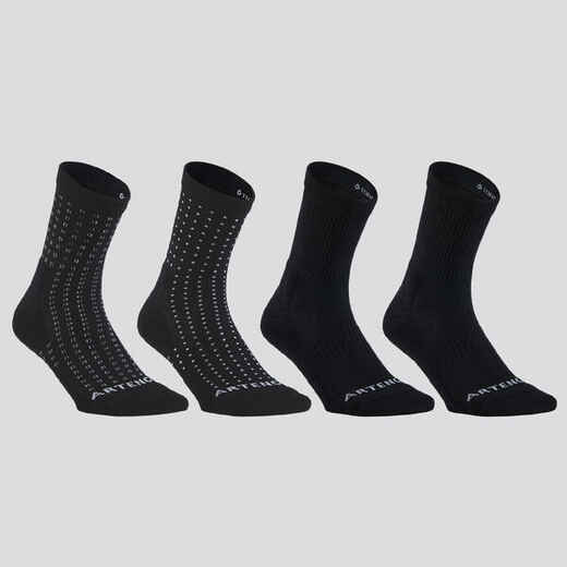 
      High Tennis Socks 4-Pack RS 300 - Black Print
  