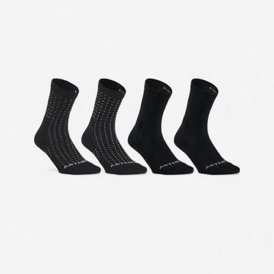 Calze lunghe adulto RS 300 verde militare-nero con motivi x4