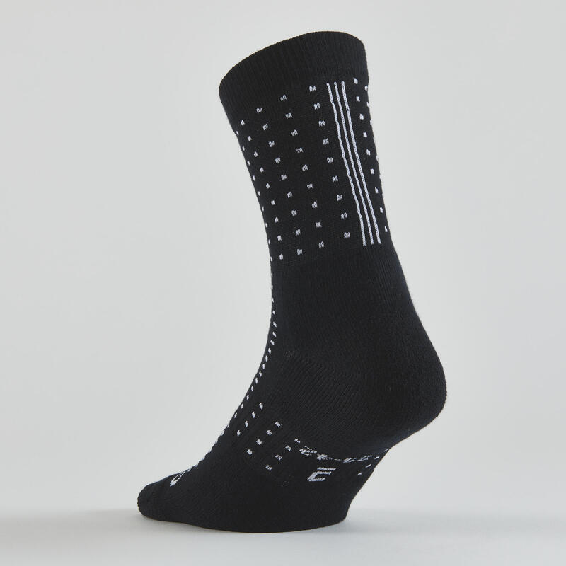 Tennissocken High 4er-Pack - RS 300 schwarz Motive