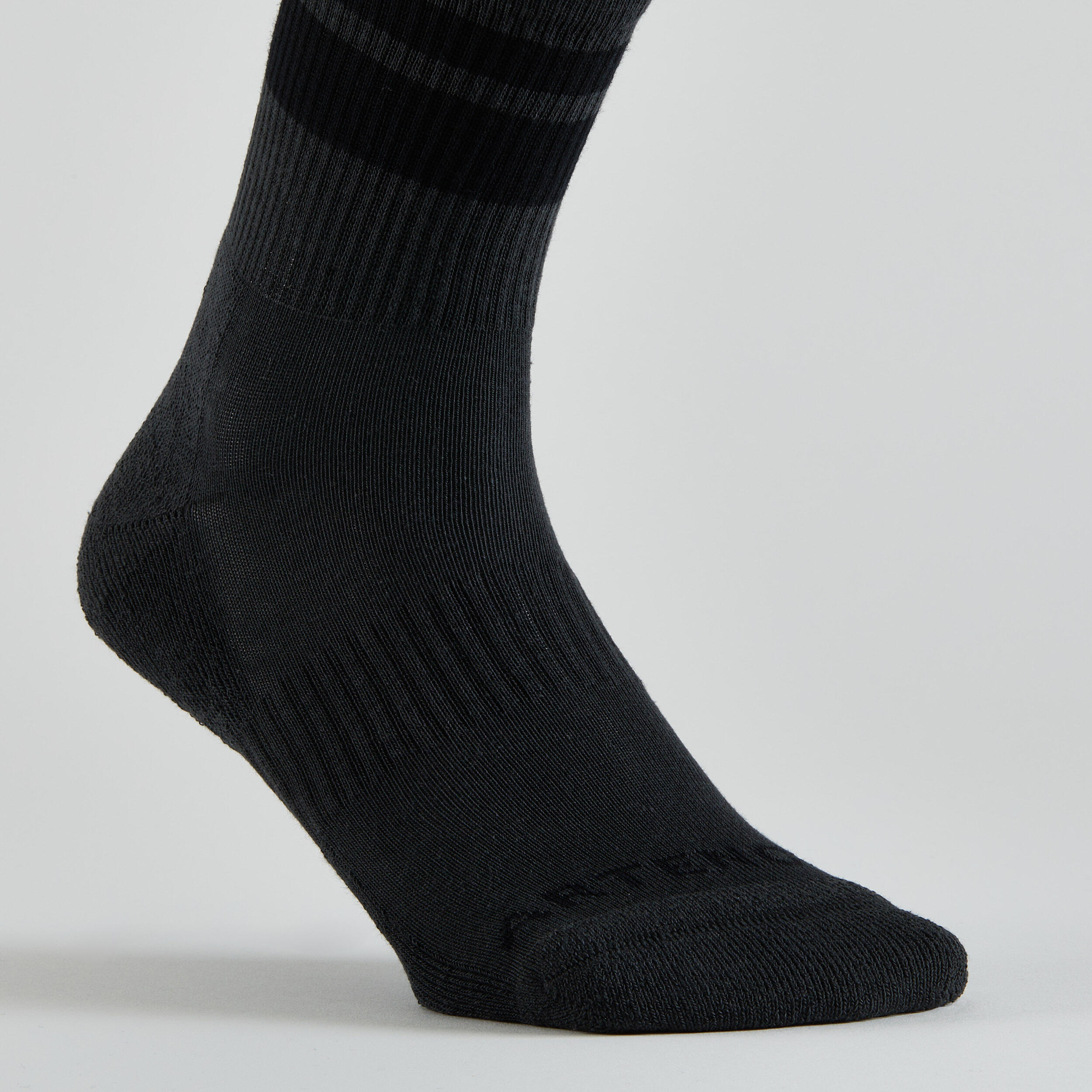 Tennissocken High 4er-Pack - RS 300 grau/schwarz Motive 4/9