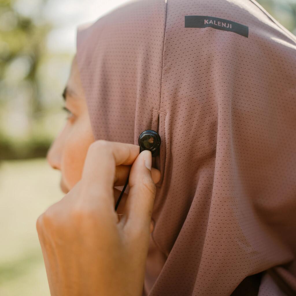 Hijab running Femme - KIPRUN Violet