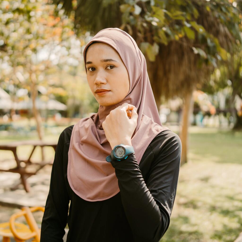 Hijab running Femme - KIPRUN Violet