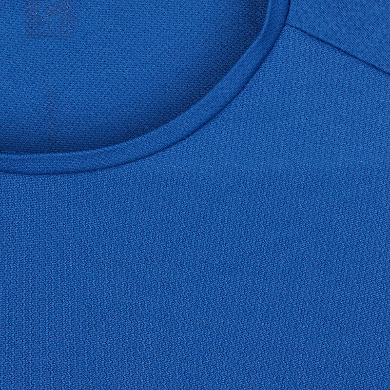 Ademend hardloopshirt voor heren 100 Dry blauw