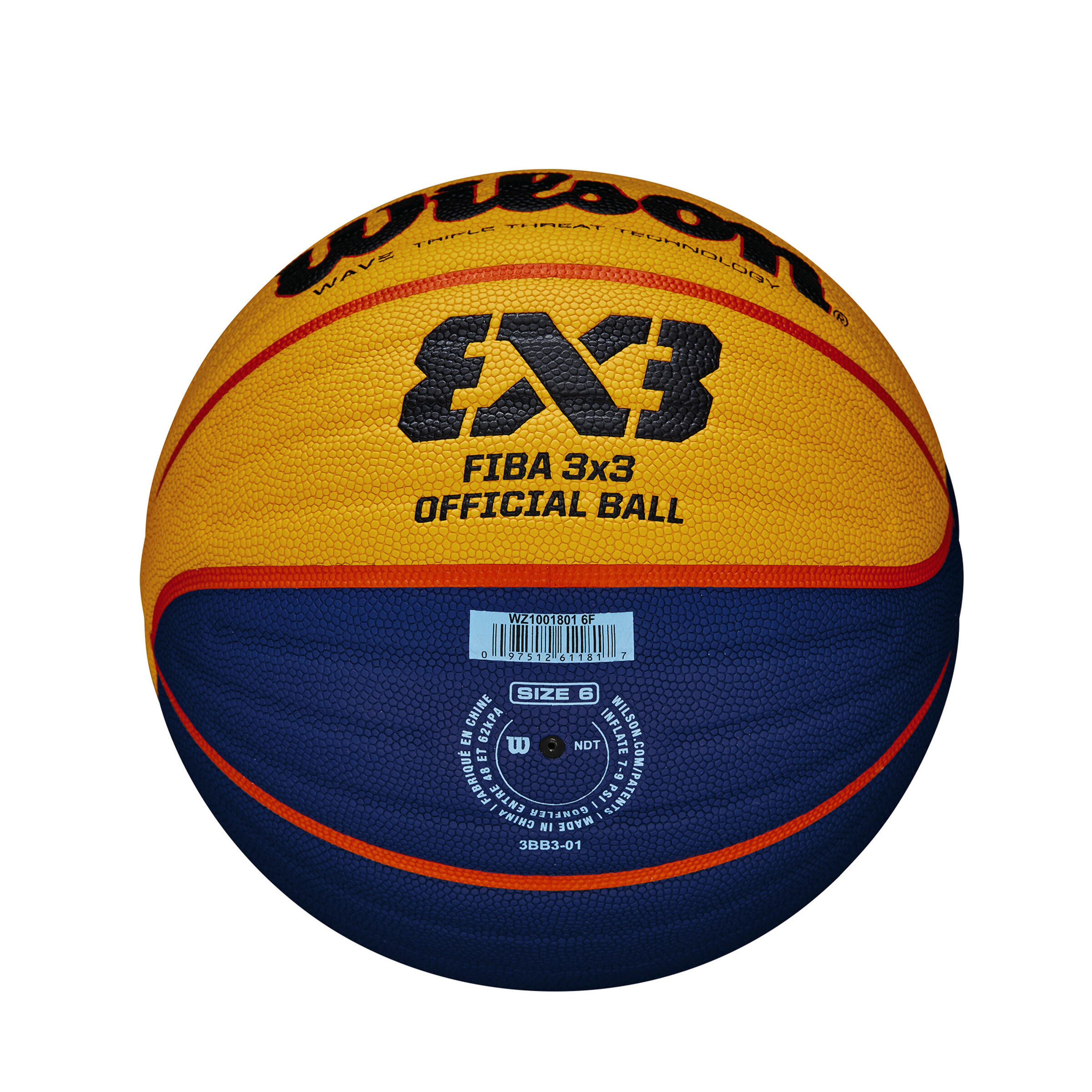 Pilota de bàsquet Wilson FIBA 3X3 OFFICIAL FIBA 3/3
