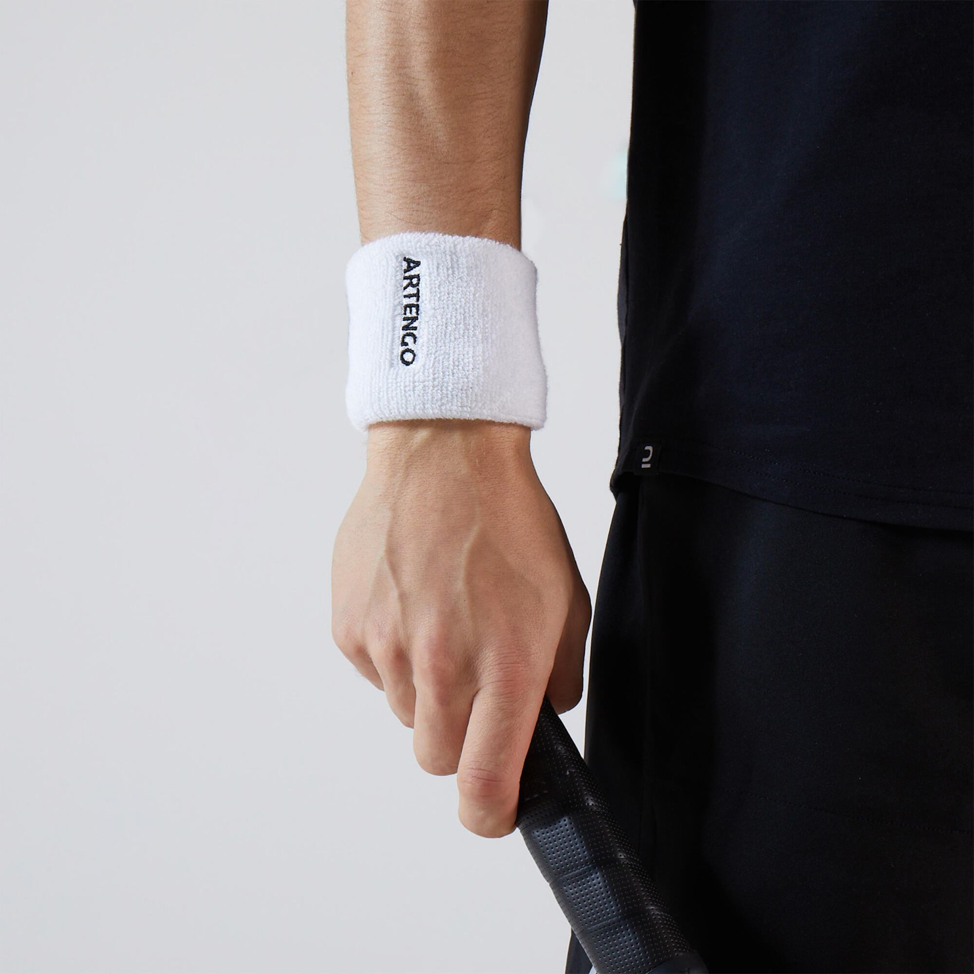 TP 100 Tennis Wristband - White - ARTENGO