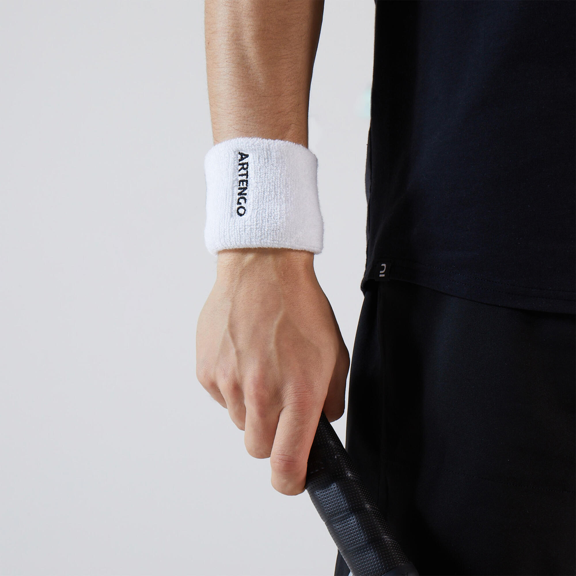 TP 100 Tennis Wristband - White 2/4