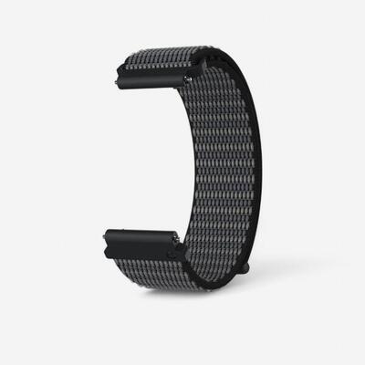 Ersatz-Armband für Laufuhren Coros Apex2. Pace2. Apex Nylon 42 mm - schwarz