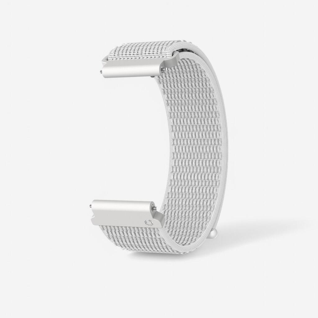Remienok na bežecké hodinky Coros APEX2, PACE2, APEX 42 mm nylonový biely