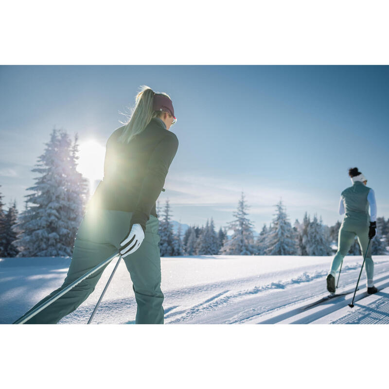 SURPANTALON DE SKI DE FOND 150 FEMME - VERT