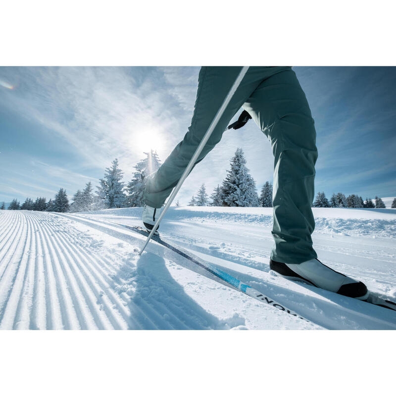 SOBRE-CALÇAS DE SKI DE FUNDO 150 MULHER - VERDE