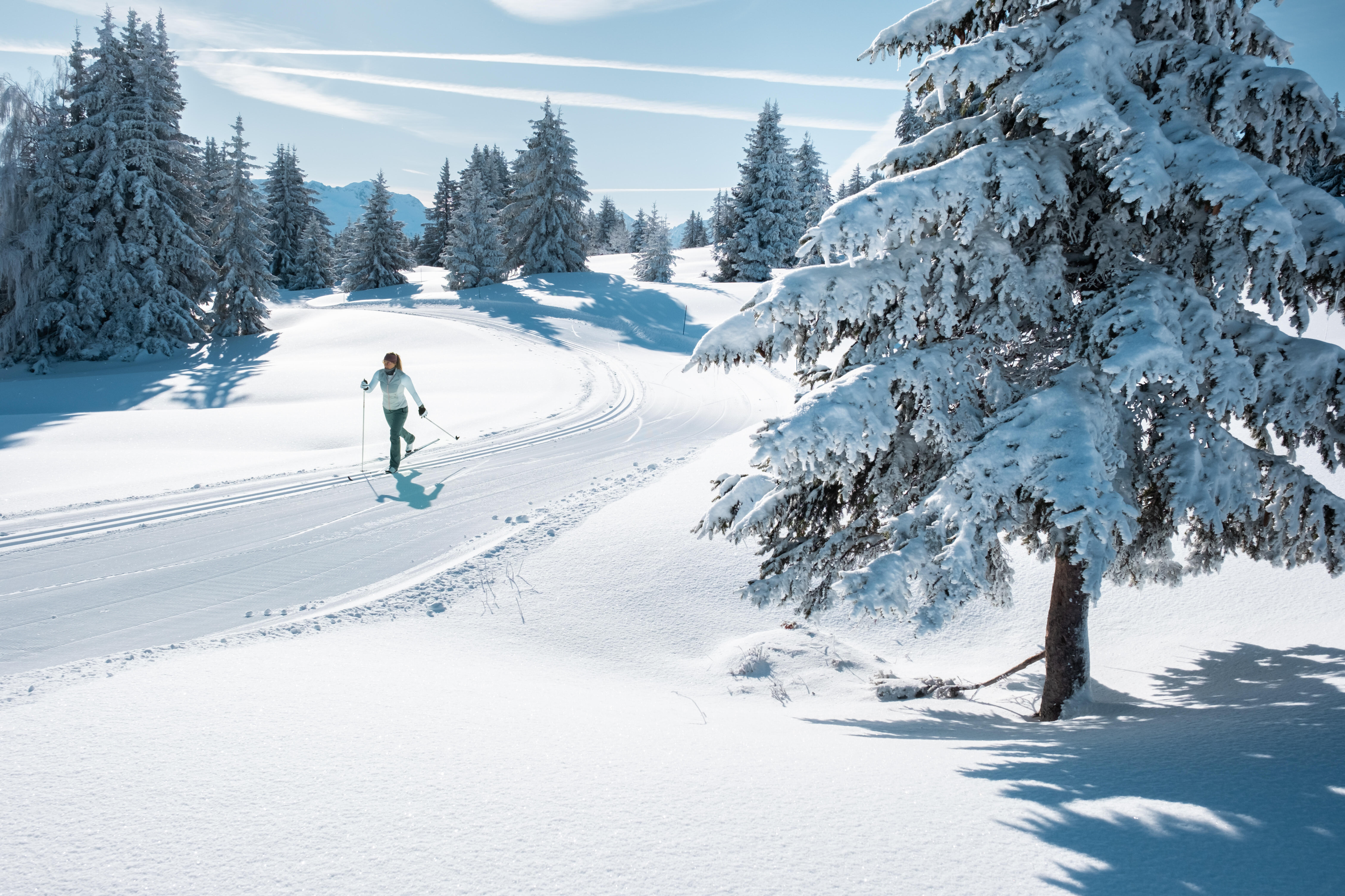 Classic Cross-Country Skis with Skins - 150 - INOVIK