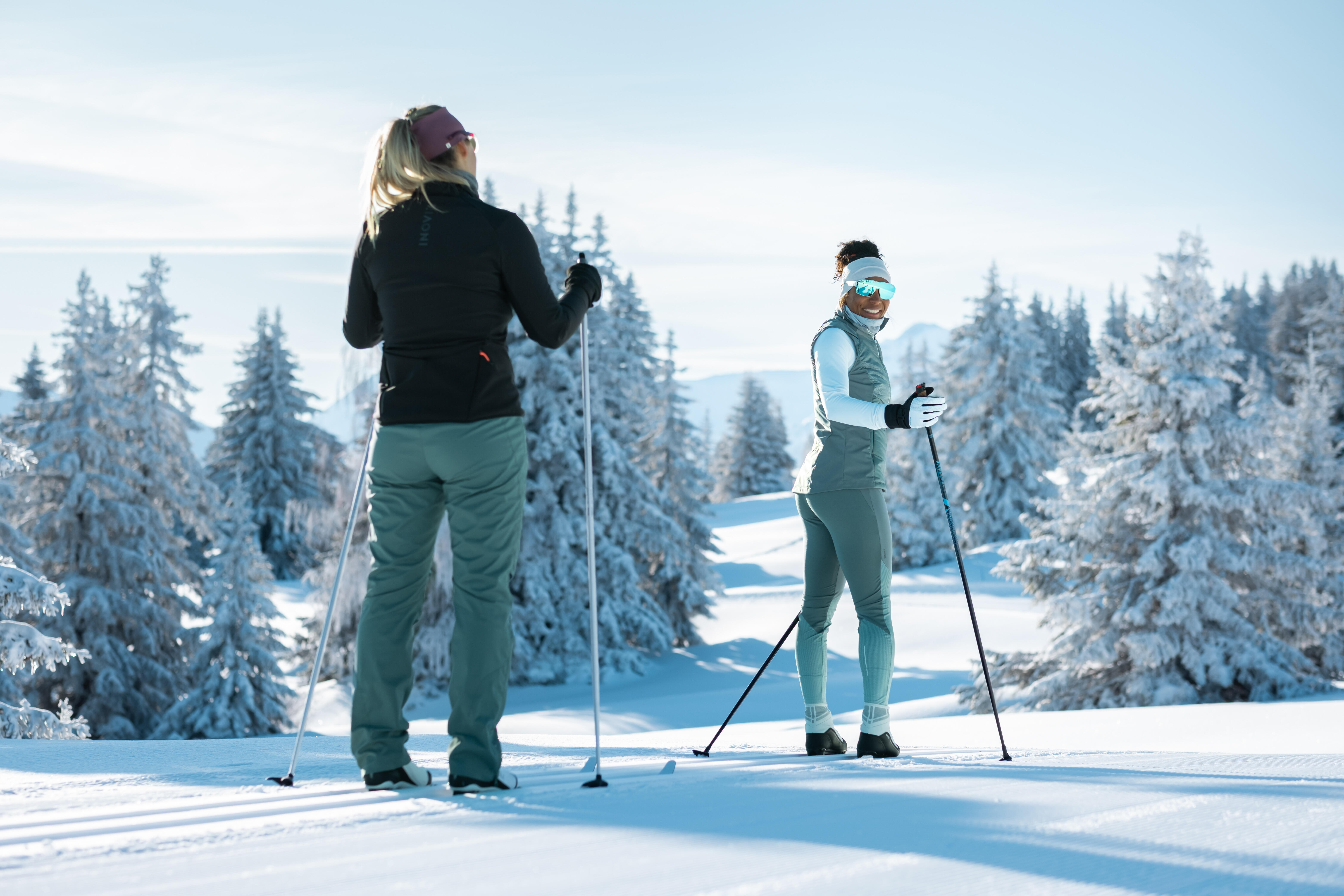 Classic Cross-Country Skis with Skins - 150 - INOVIK