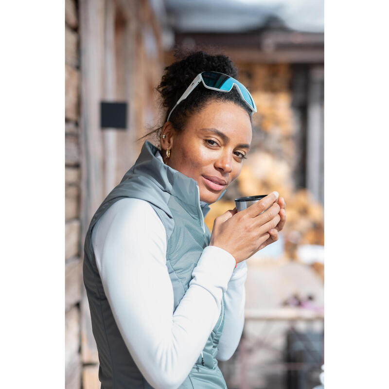 GILET DE SKI DE FOND 500 FEMME - VERT