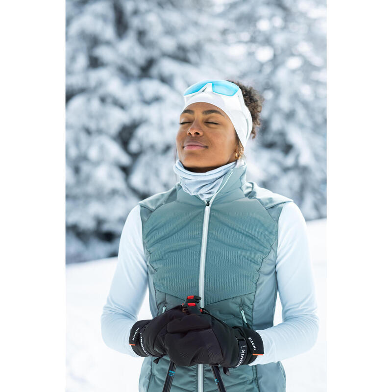 GILET DE SKI DE FOND 500 FEMME - VERT