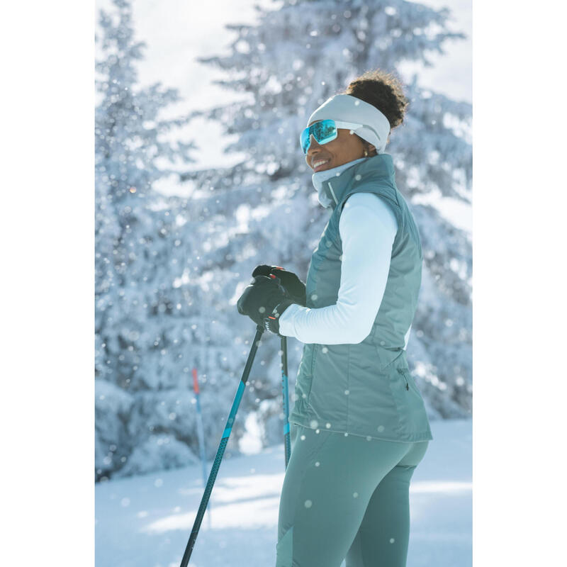 GILET DE SKI DE FOND 500 FEMME - VERT