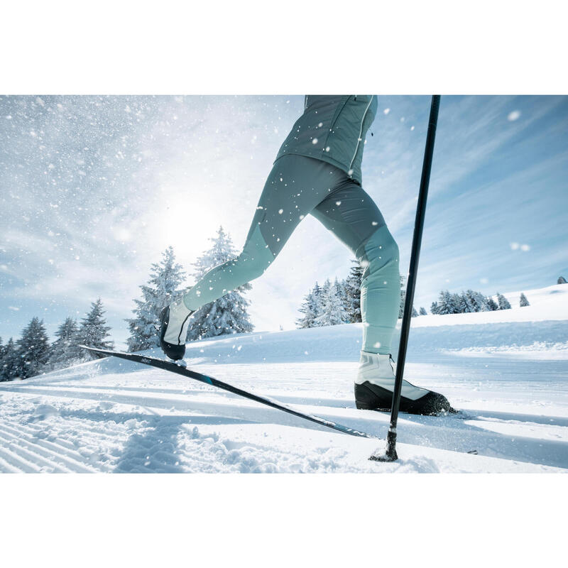 Ski de fond classique 550 à peaux - Cambre SOFT + fixation XCELERATOR PRO