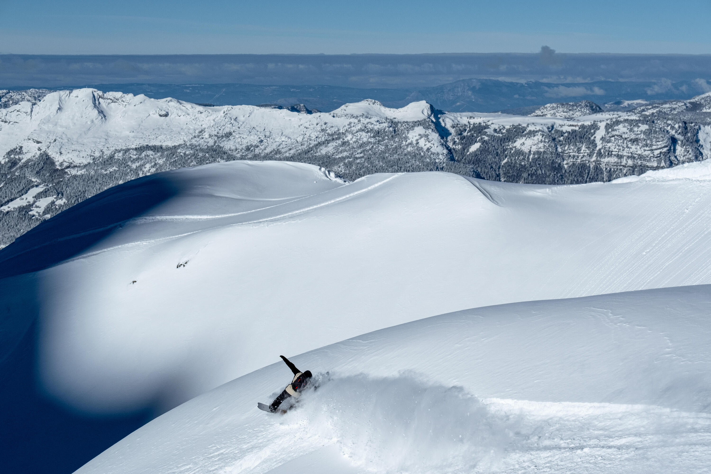 Planche de snowboard allmountain / poudreuse homme et femme - landscape bois 15/18