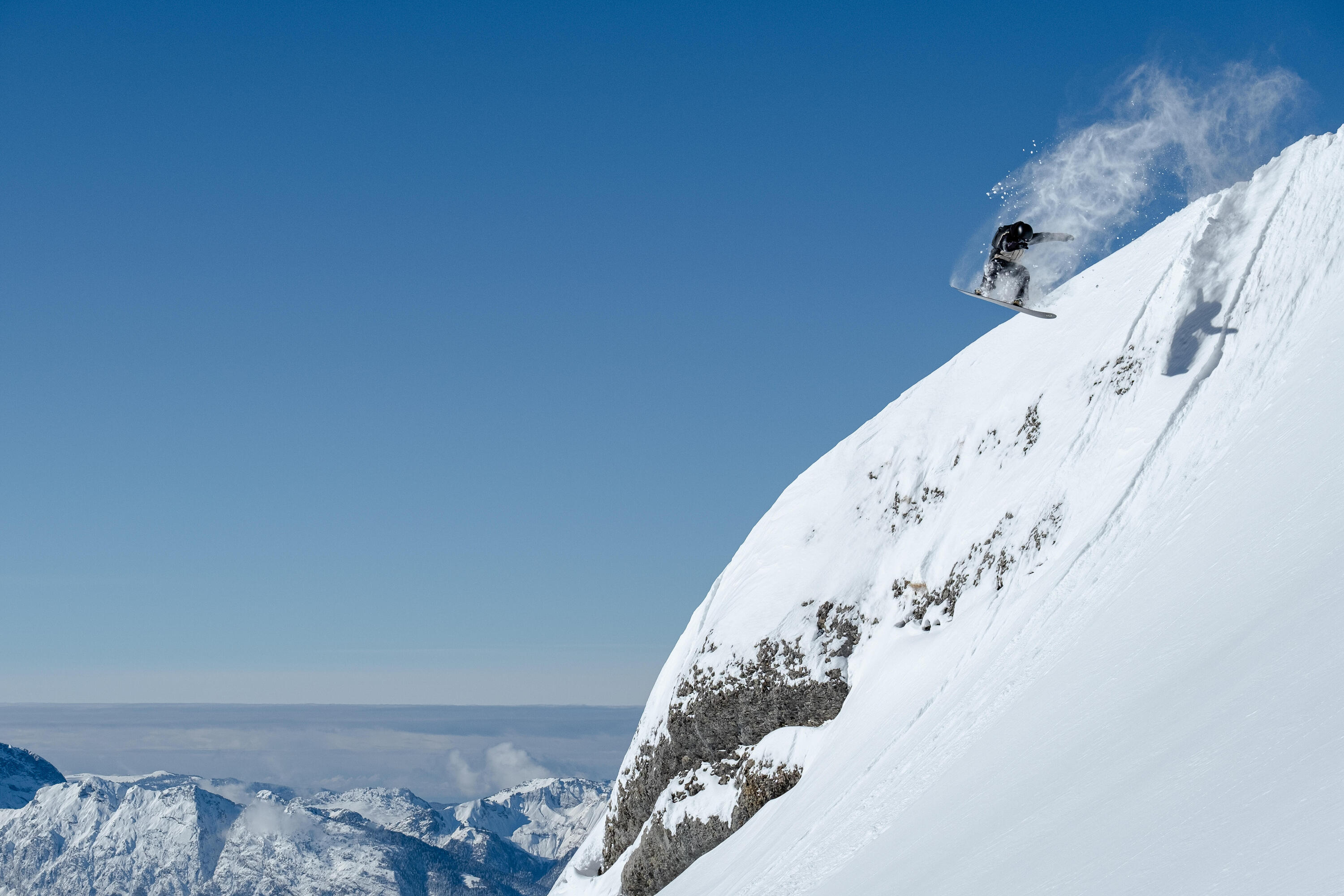 Planche de snowboard allmountain / poudreuse homme et femme - landscape bois 11/18