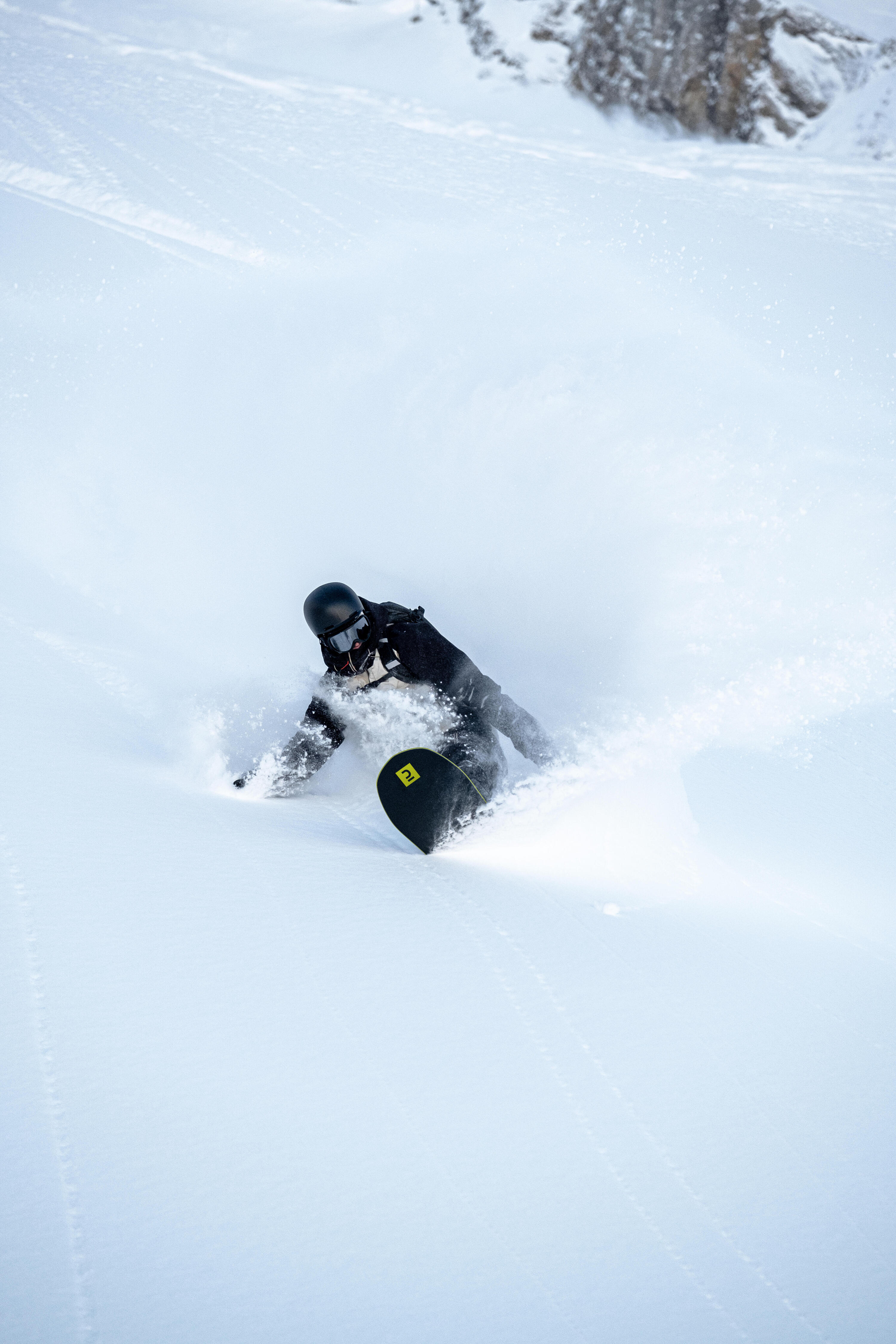 Planche de snowboard allmountain / poudreuse homme et femme - landscape bois 7/18