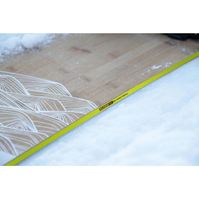 Snowboard Erwachsene Allmountain/Pulverschnee - LANDSCAPE Holz 