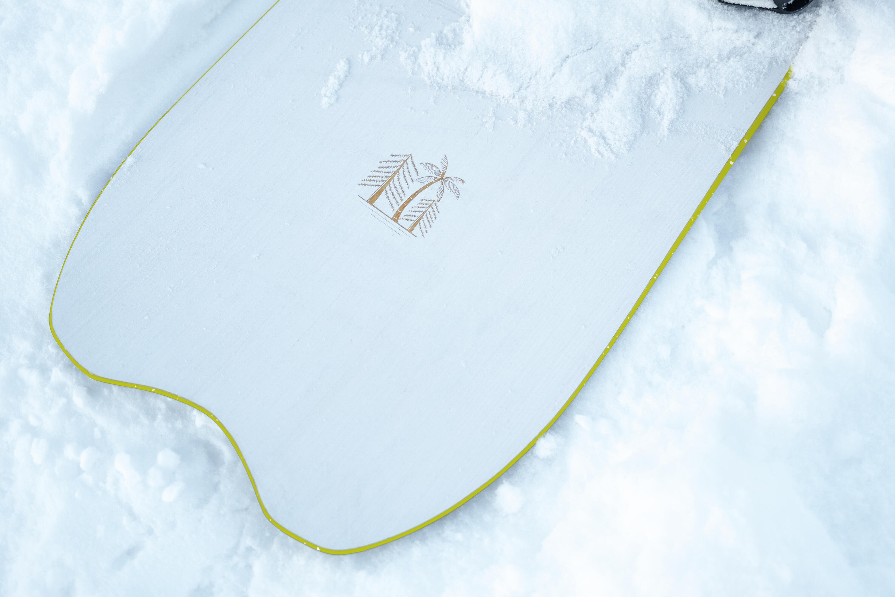 Planche de snowboard allmountain / poudreuse homme et femme - landscape bois 10/18