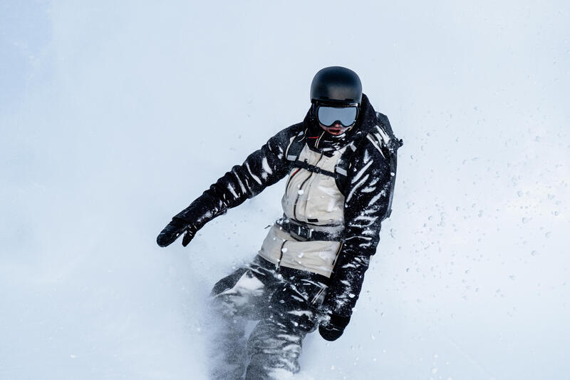 Spodnie snowboardowe ogrodniczki męskie Dreamscape SNB 900 UP