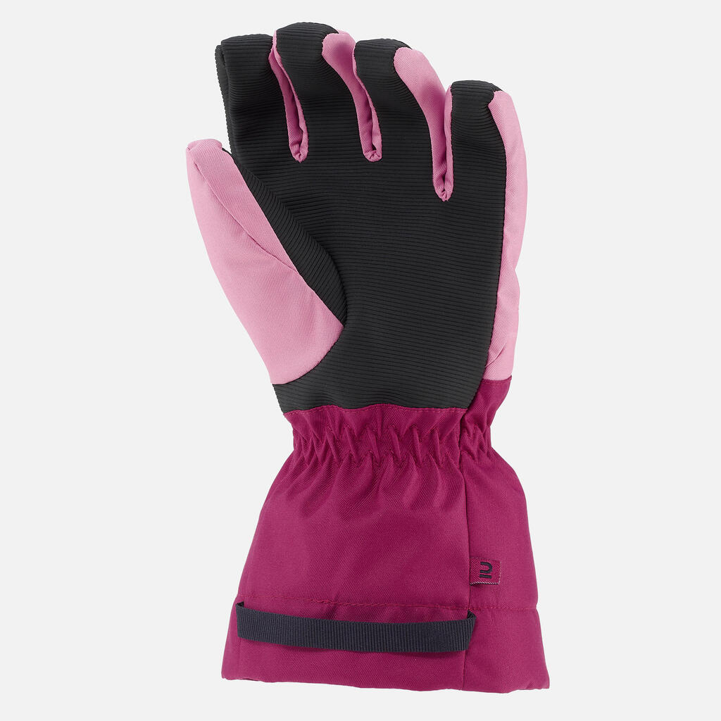 GUANTES SKI NIÑOS CÁLIDOS E IMPERMEABLES 500