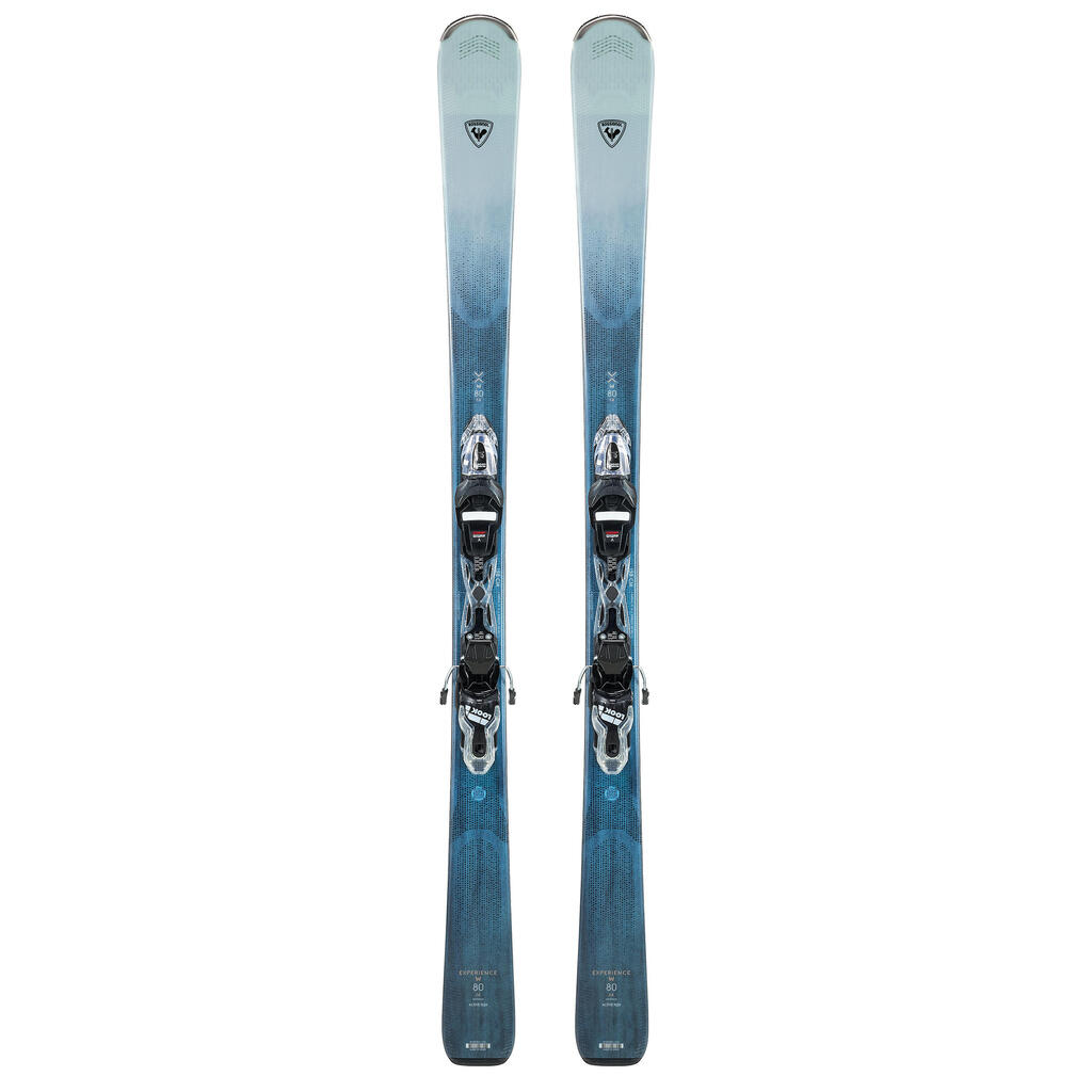 Sieviešu kalnu slēpes ar stiprinājumiem “Rossignol Experience 80 W”