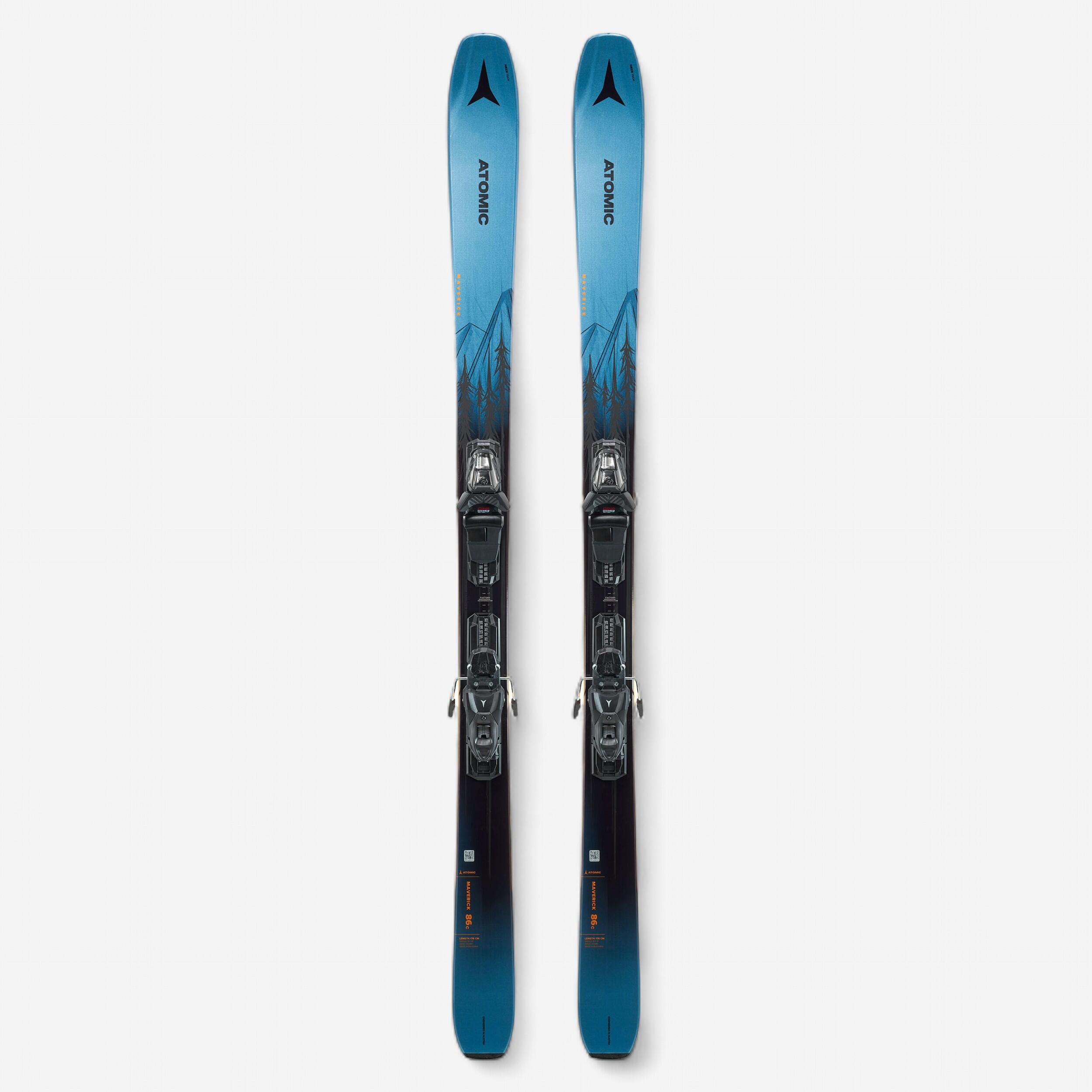 ALPINE SKI WITH BINDINGS - ATOMIC MAVERICK 86 C