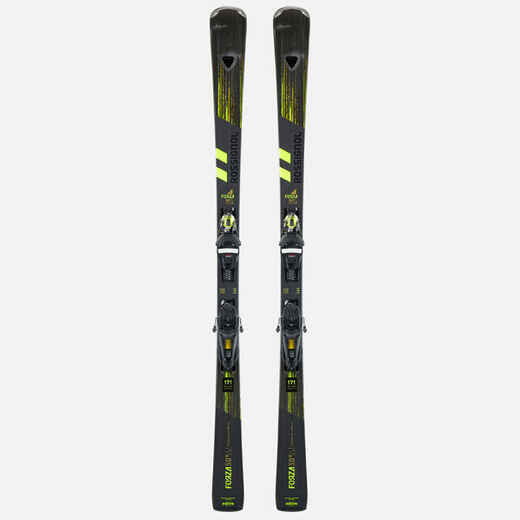 
      MEN'S DOWNHILL SKI WITH BINDINGS - ROSSIGNOL FORZA 128 50° - BLACK YELLOW
  