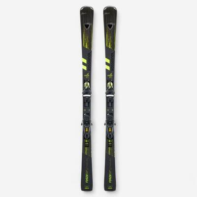 Sci uomo Rossignol FORZA 128 50° nero giallo + attacchi Look modello NX12 Konec