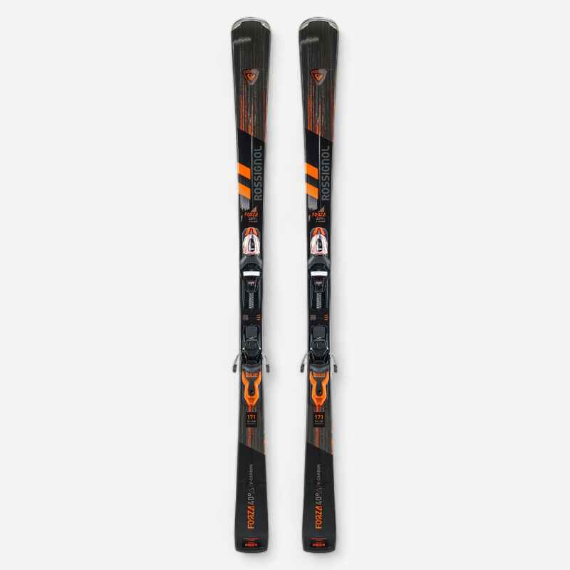 Ski Herren mit Bindung Piste - Forza 128 40° Rossignol schwarz/orange