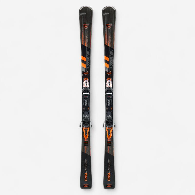 Ski Herren mit Bindung Piste - Forza 128 40° Rossignol schwarz/orange