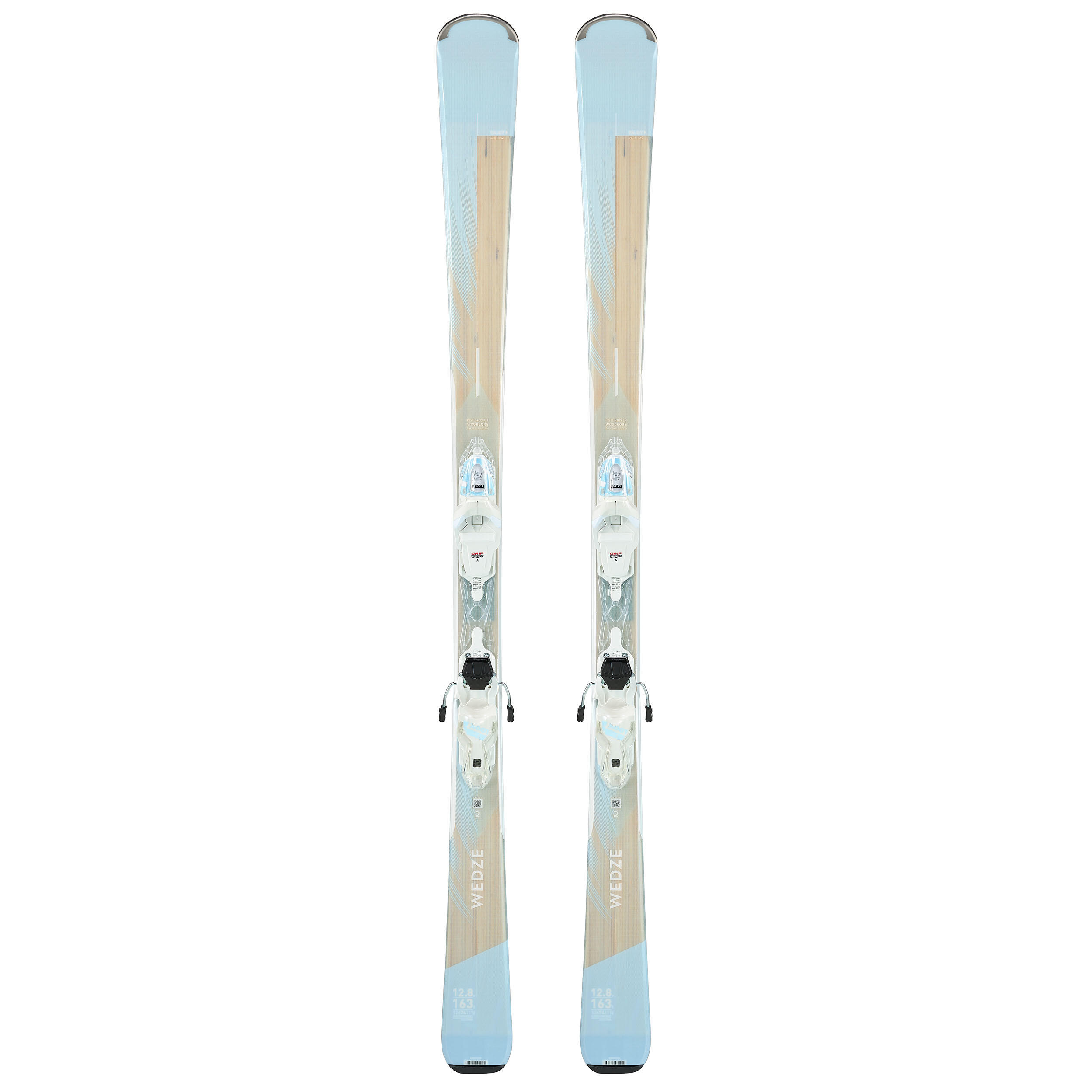 Schiuri cu legături schi pe pârtie BOOST 500 Albastru Damă 