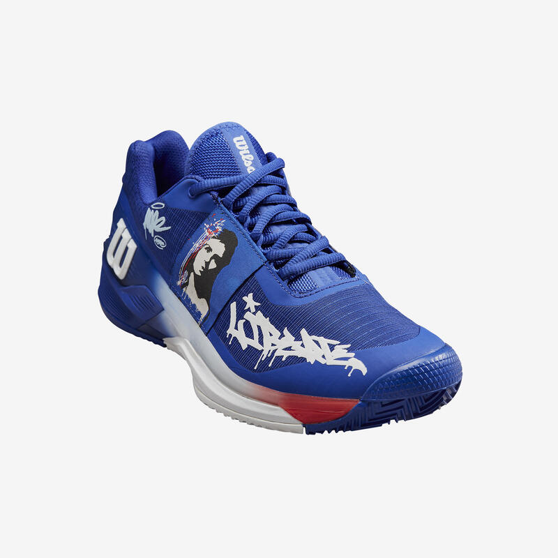CHAUSSURES DE TENNIS HOMME TERRE BATTUE WILSON RUSH PRO 4.0 BLEU PARIS EDITION WILSON Decathlon